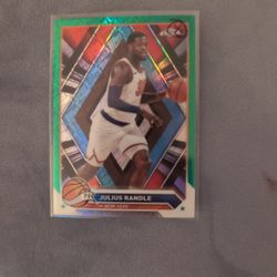 Julius Randle Green Parallel Topps Chrome #129