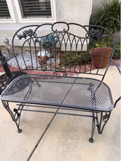 Patio Rocking Bench