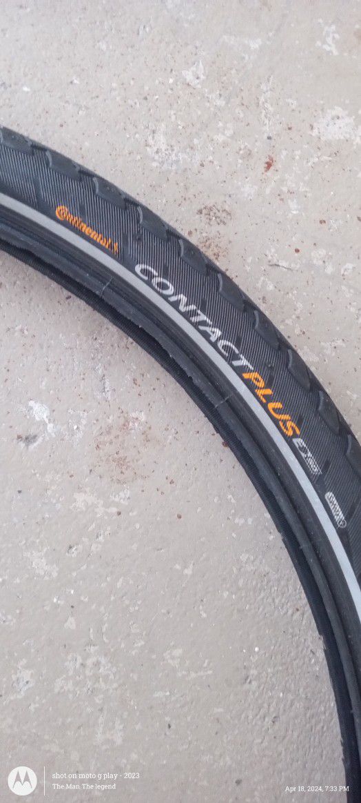 26x1.75 Continental Contact Plus Tire And Tube