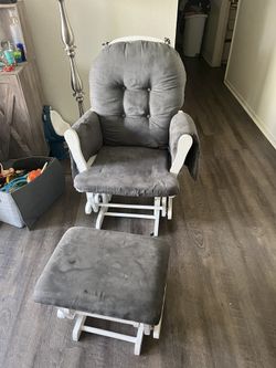 Grey Rocking Chair