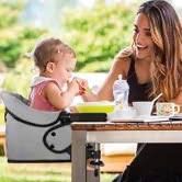Hook on Chair, Clip on High Chair, Portable Baby Feeding Seat