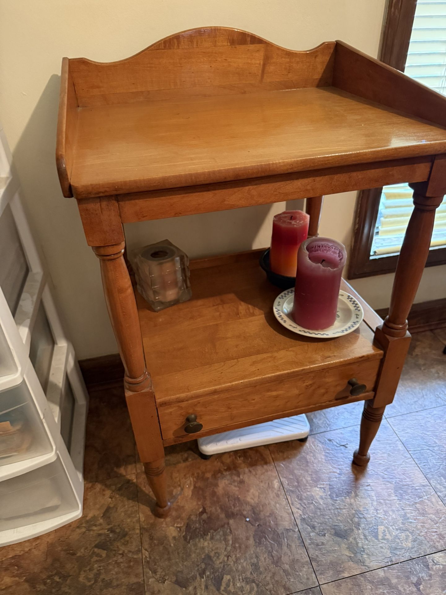 End Table With drawer $65