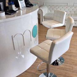 New Adjustable Bar Stools (3 Colors Available ) Black White Gray 