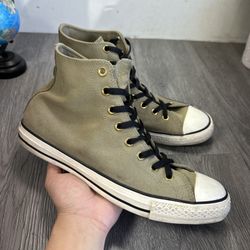 Converse Mens Chuck Taylor All Star High Top Jute Leather Brown Sz  10.5 153809C