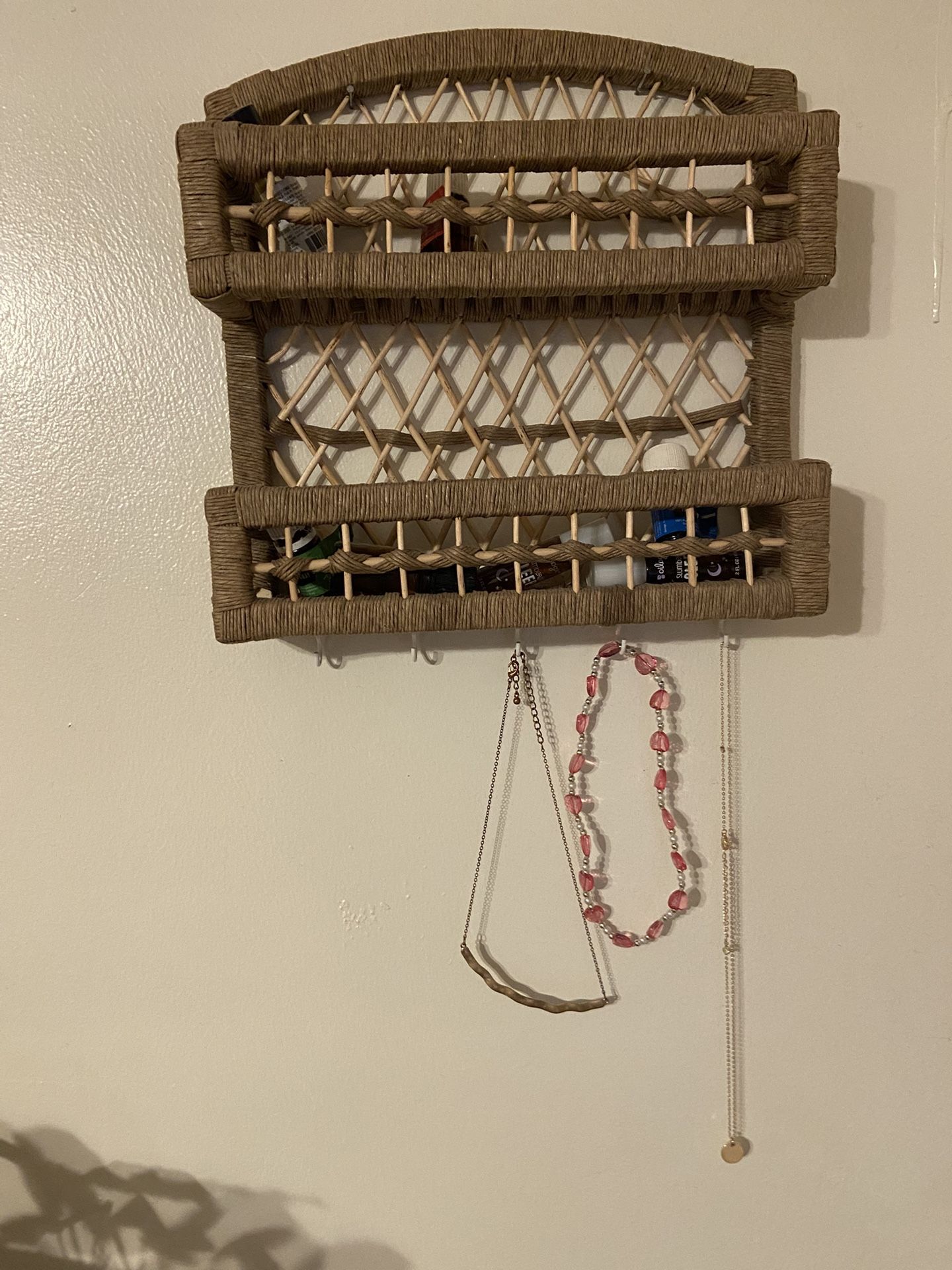 Small Shelf With Hooks
