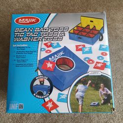 Kids Bean Bag Toss, Tic Tac Toes And Washer Toss