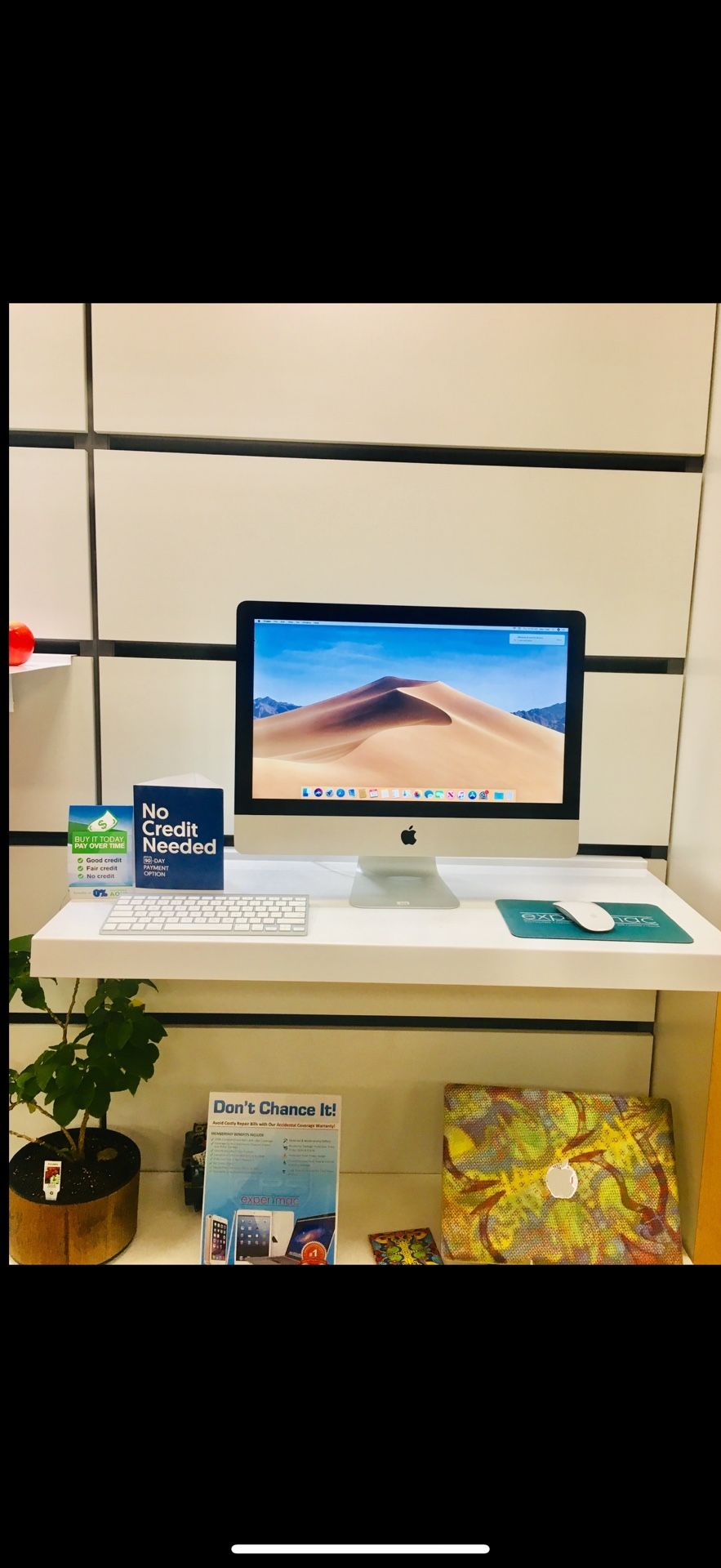 NEW 2019-2020 21.5" 4K iMac 3.6 GHz i3 8 GB RAM 256 SSD We Finance - $499 (Middleton, MA)