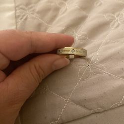 Forever Love ❤️ Promise Wedding Band Size 10