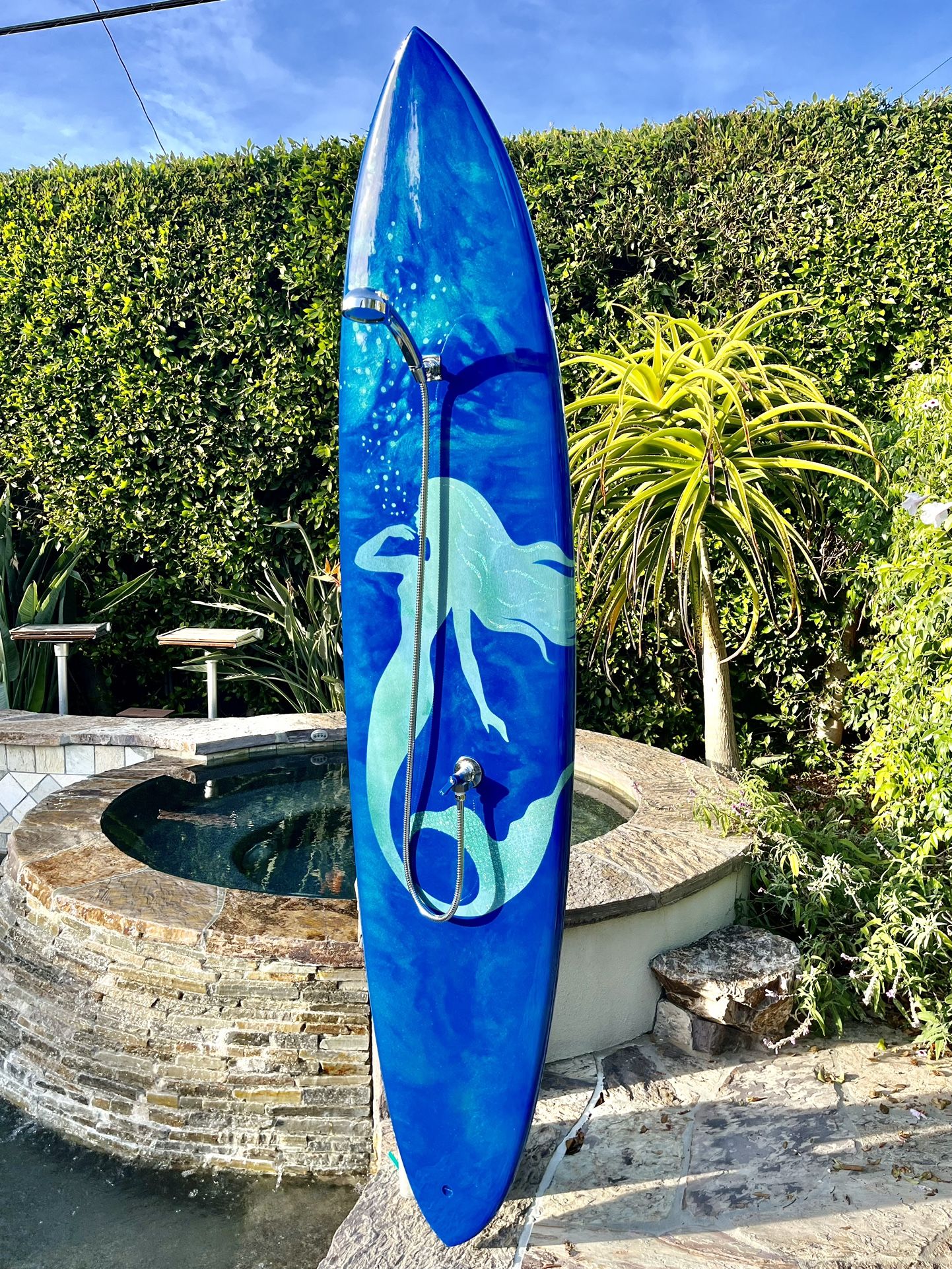 Mermaid Surfboard shower