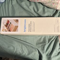 Brightroom Expandable White Drawer Dividers – 2 Pack 