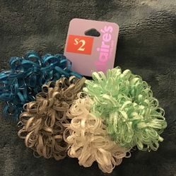 ligas para el cabello .