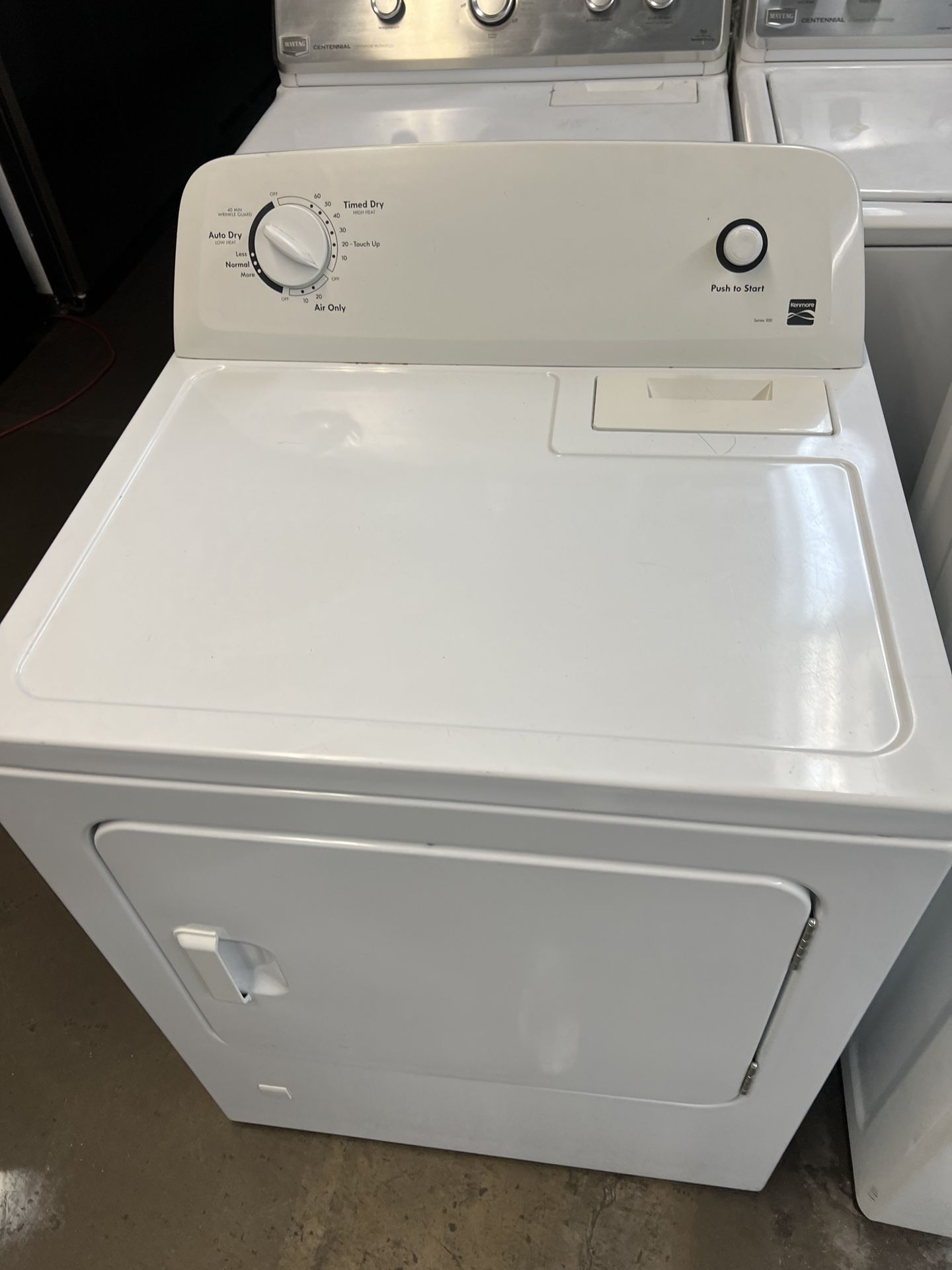 Kenmore Gas Dryer In White