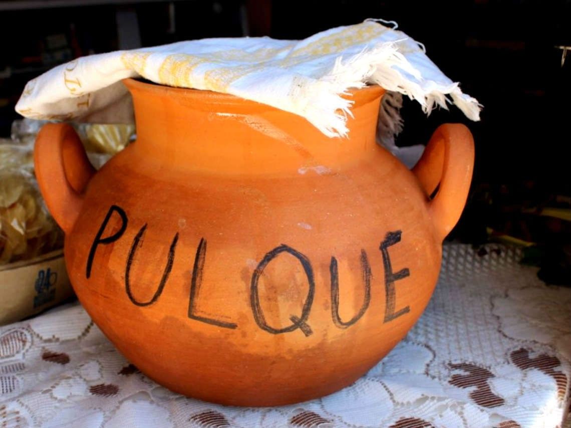 Pulque Pulque Agave Manso Agua Miel Tierna