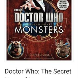 Doctor Who Secret Lives Of Monsters Hard Cover