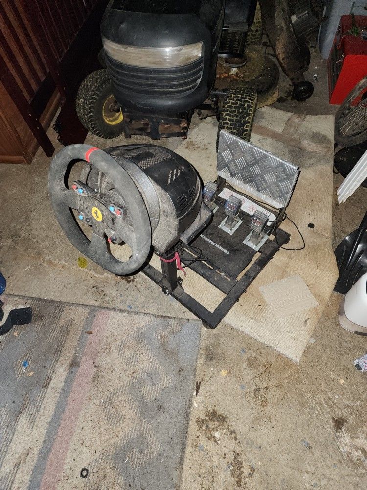 Thrustmaster Sim Racing Steering Wheel And Pedals