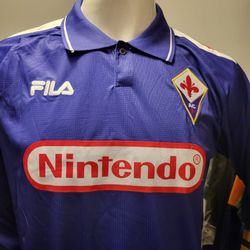 Fiorentina  Jersey  Batistuta  #9 Large Pero Si Eres Talla Mediana Te Puede Servir 
