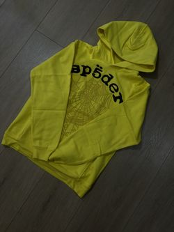 Spyder Legacy Yellow Hoodie Size MEDIUM