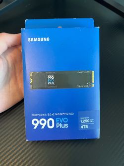 New in box Samsung 4tb 990 evo plus