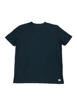 Vuori Strato Tech Tee Shirt Mens Large L Blue Performance Stretch Running V126