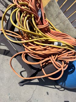 Lot of Heavy-Duty Extension Cords