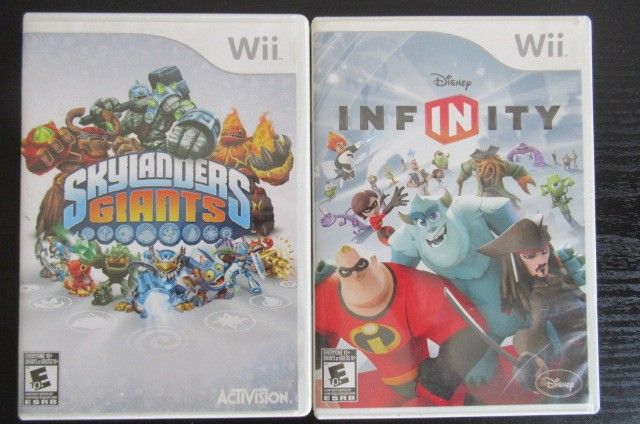 Nintendo Wii Skylander Giants and Disney Infinity Games