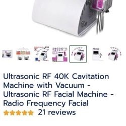 Ultrasonic  Rf Cavitation Machine  Falcial Machine Radio Frequecy Falcial..