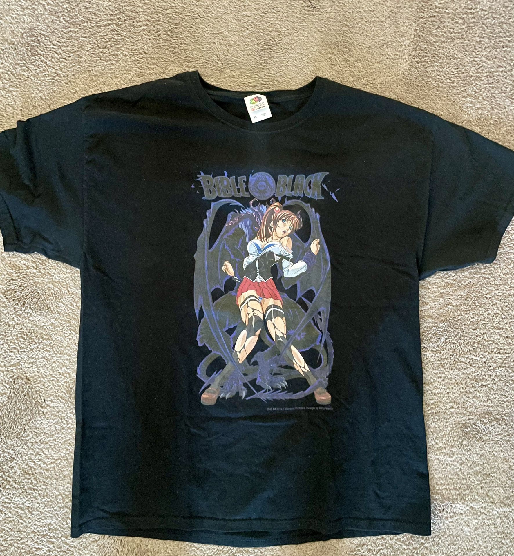 Rare Vintage Bible Black Anime Shirt