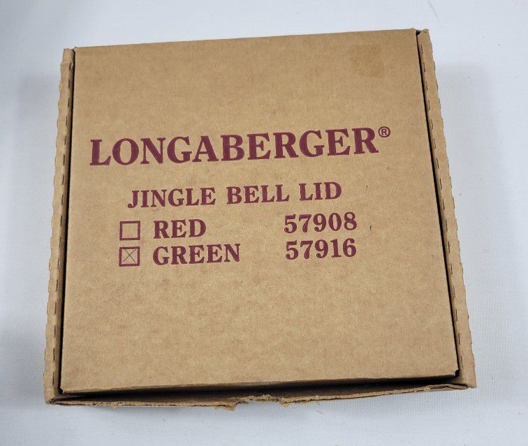 Longaberger New Jingle Bell Lid 
