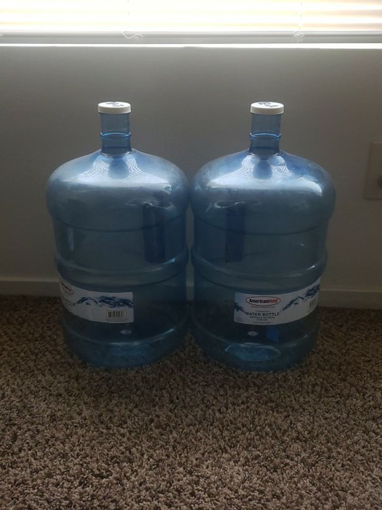 2, 5 Gal Water Jugs