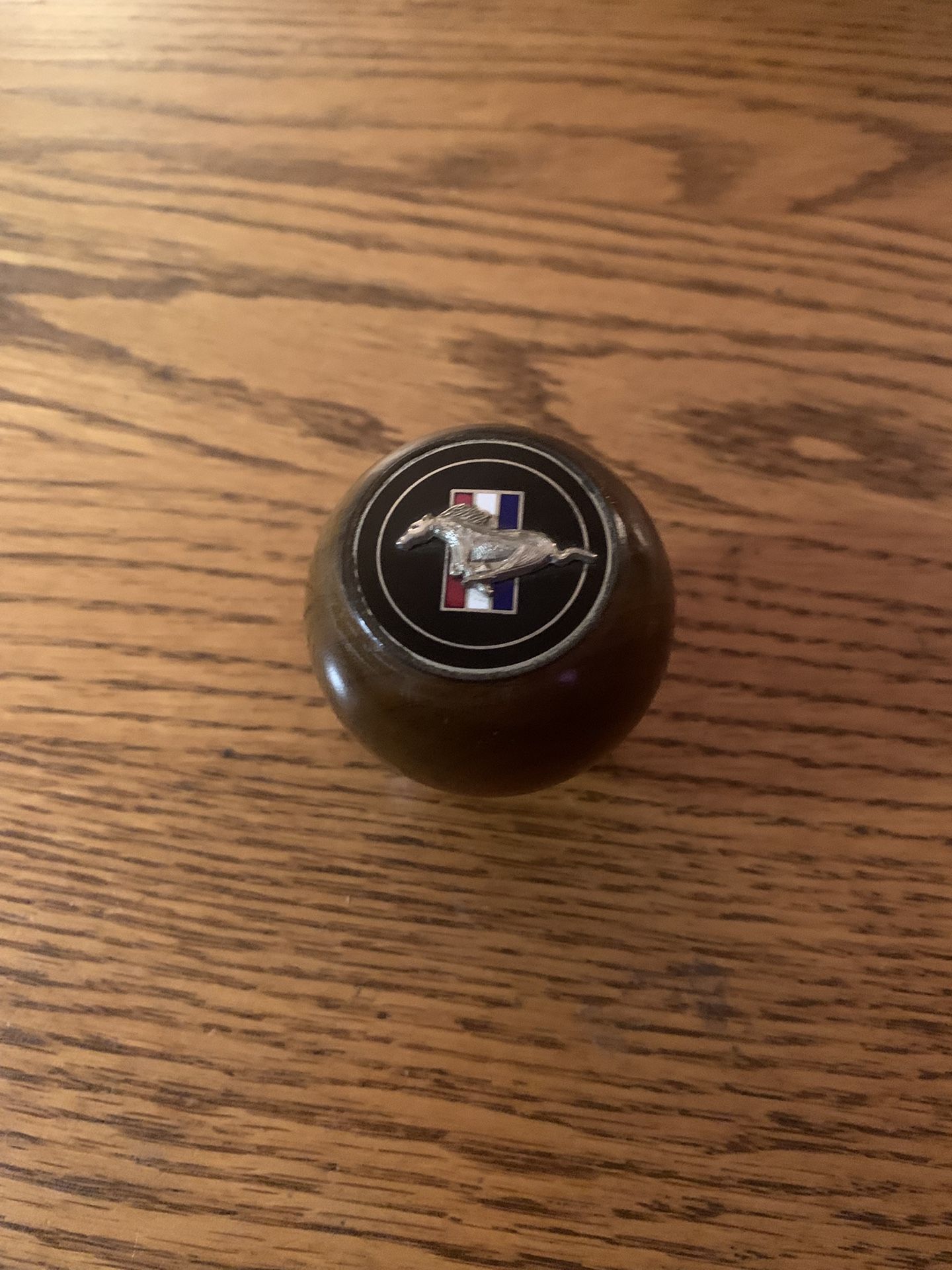 1960s Mustang Wood Shifter Knob 