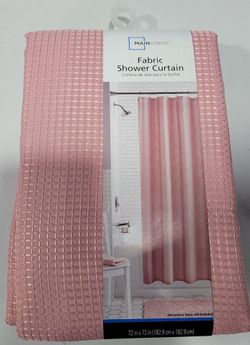 Shower Curtain Pink Or Rose Color