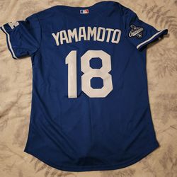 Dodgers Yamamoto Blue Jerseys $50ea Firm S M L Xl 2x 3x