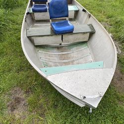 12 Foot Hewescraft Fisherman Aluminum Boat
