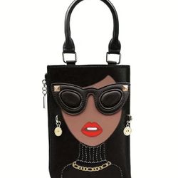 Lady Face Top Handle Satchel Handbags