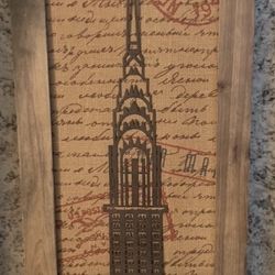 Sign Of New York (All Wood With Metal) 51x16