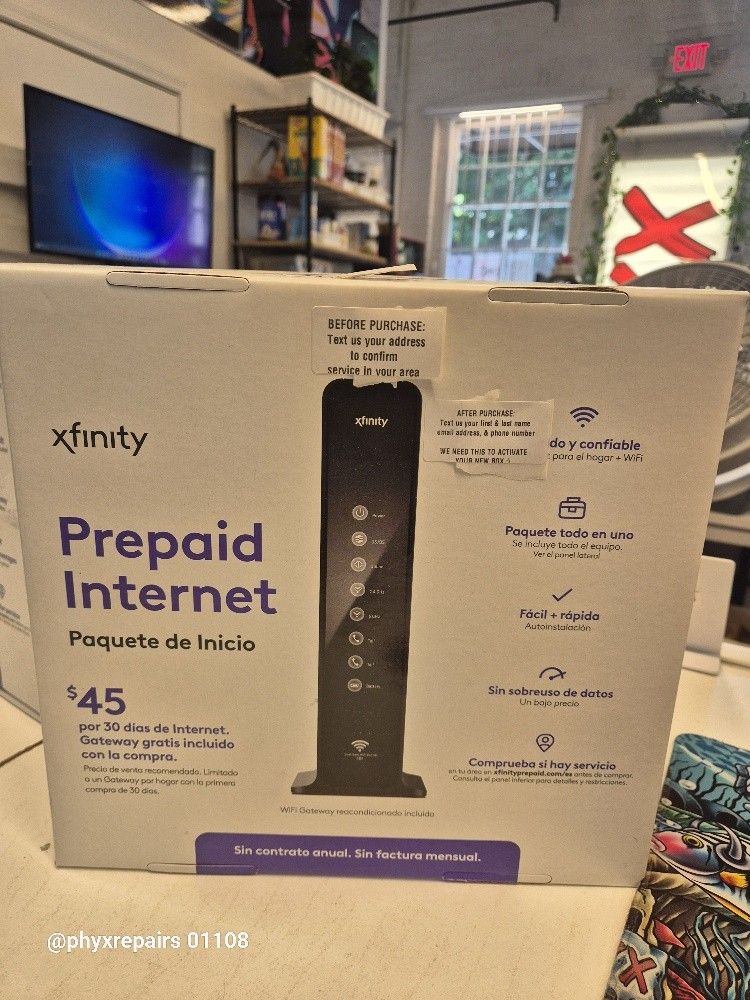 XFINITY NOW Home Internet XB3 Router / Modem Monthly Service Computers & Accessories