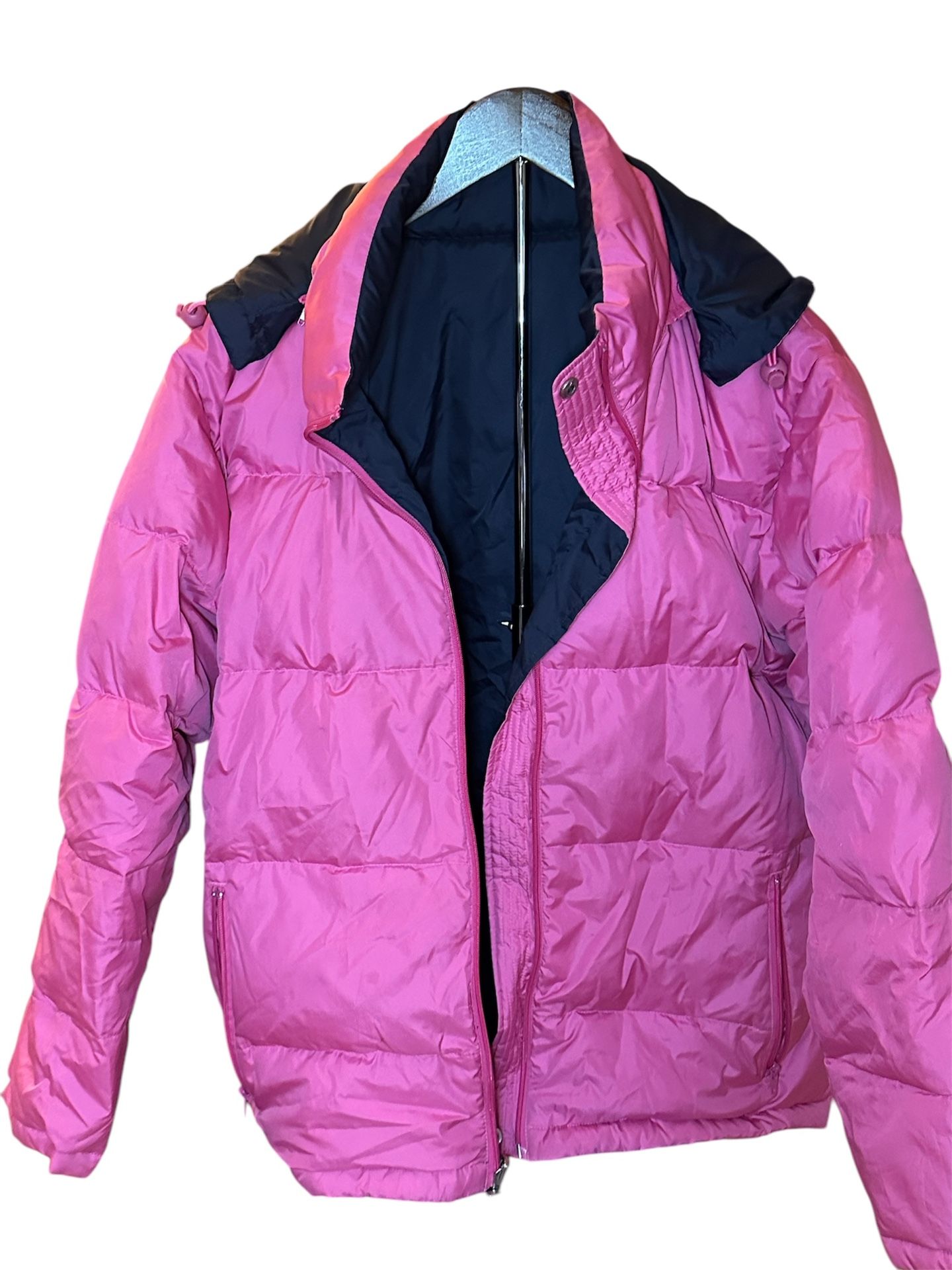Reversible SJB Pink And Navy Blue size L bubble Jacket
