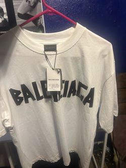 balenciaga tape shirt