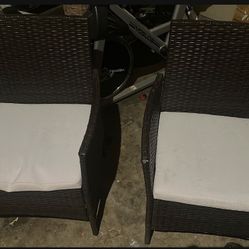 Outdoor Chairs And Mini Table 