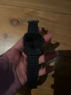Apple Watch Ultra 2 GPS + Cellular, 49mm Black Titanium case with Black Ocean Band