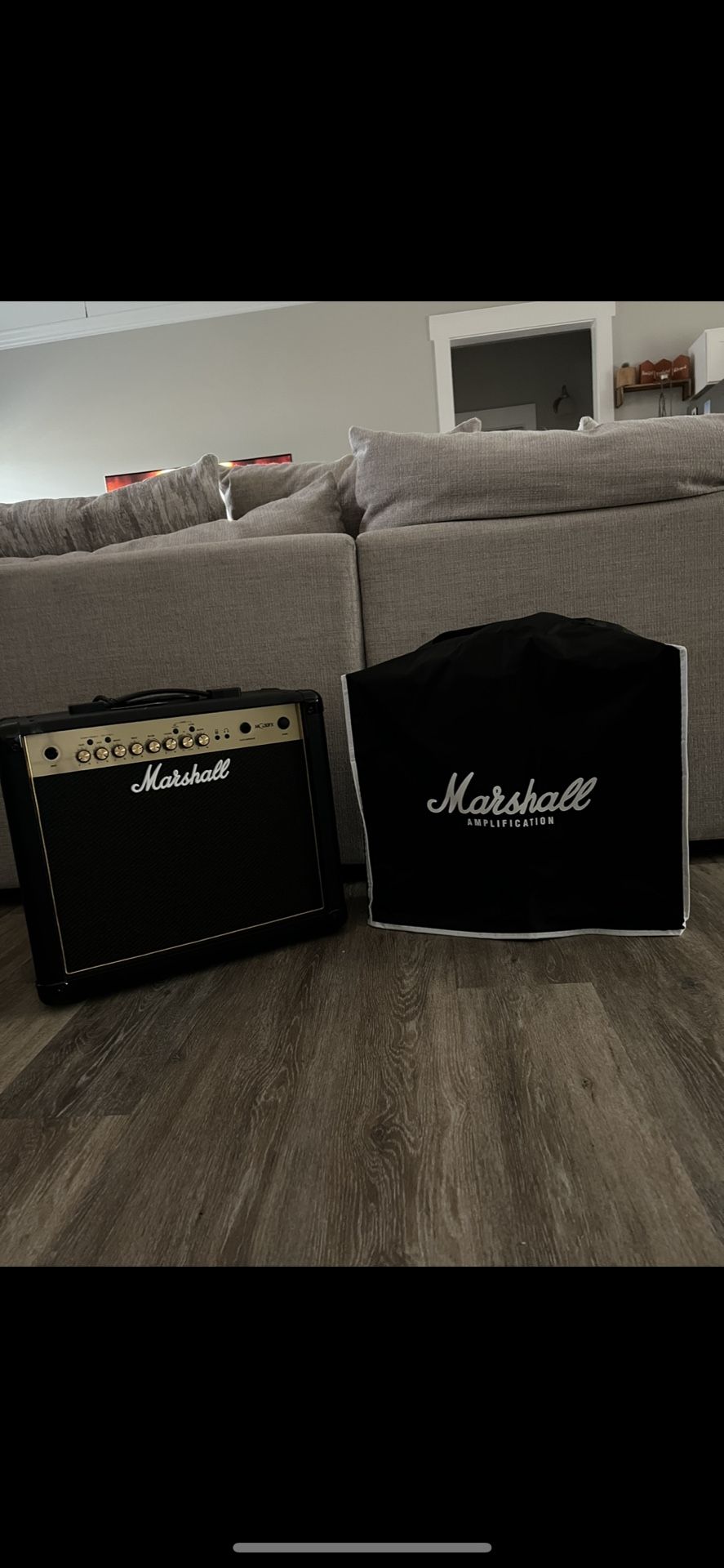 Marshall Amplifier And Dust Cover