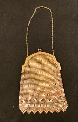 Flapper Bag-1920s-by Whiting & Davis-Excellent Condition