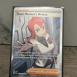 Team Rocket's Ariana  Destined rivals Ultra Rare card
