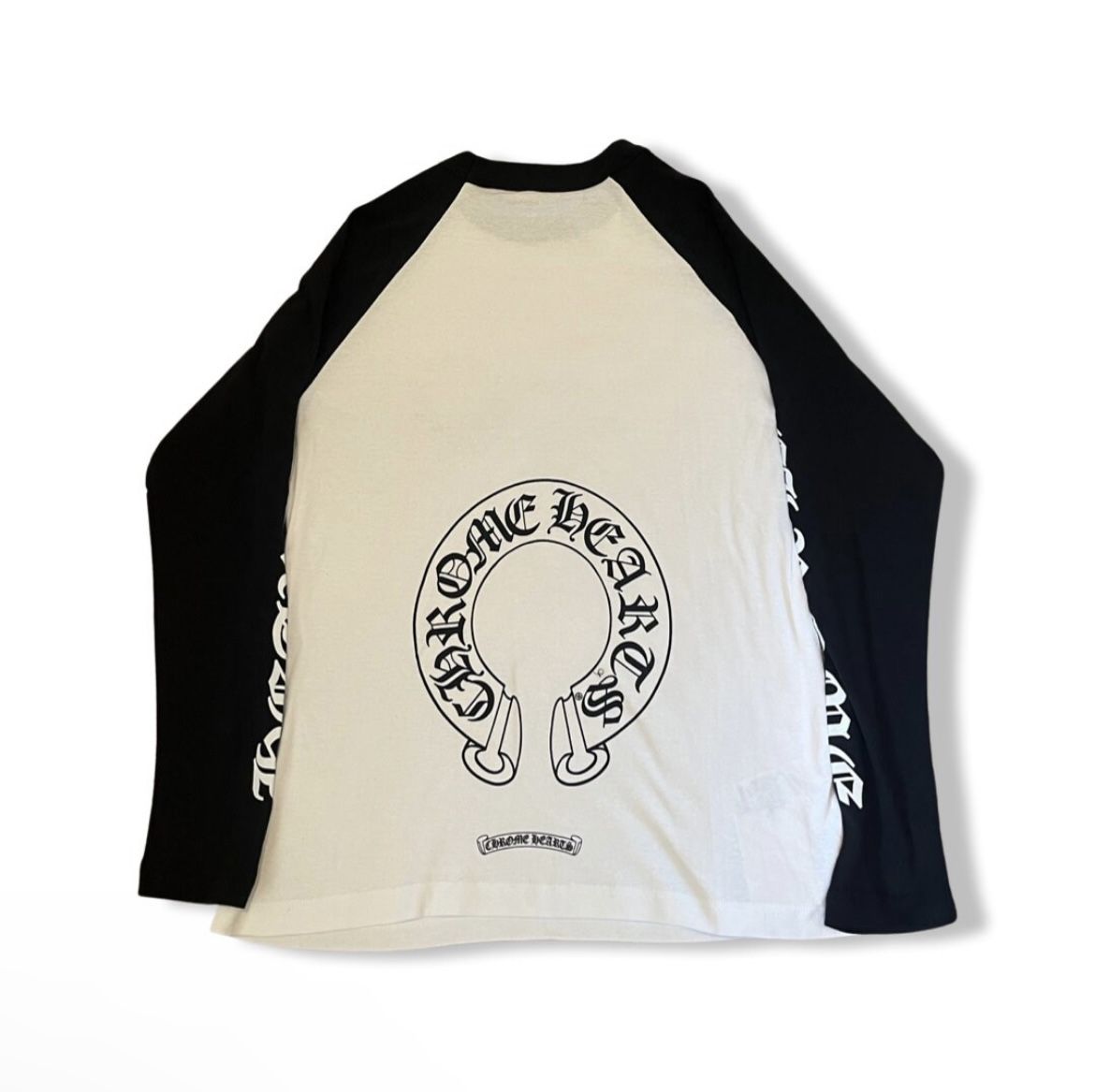 Chrome Hearts Horseshoe Long-Sleeve T-Shirt 'Black/White