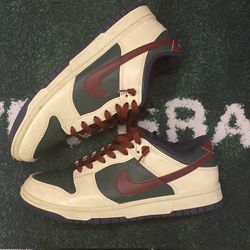 Size 9 Nike dunks coconut milk color way