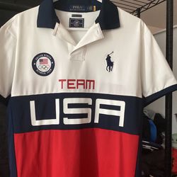 Polo Ralph Lauren Slim Fit Short Sleeve Shirt 2020 Olympic Team 