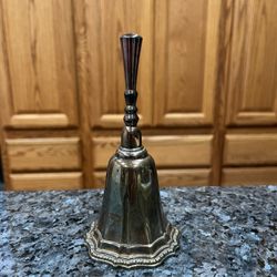 Vintage Silver Plated Bell By Avon.  Preowned 