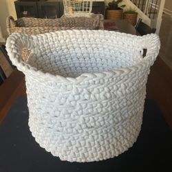 White Rope Basket