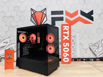 🦊 FOX 76 🦊 FINANCE AVAILABLE 🦊 FOX GAMING & AI | PC | DESKTOP | AMD RYZEN 5-9600 | NVIDIA RTX 5060 GRAPHICS CARD | 32GB DDR5 RAM | 1 TB SSD