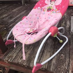 Minnie Mouse Baby Vibrating Rocker Only $20 Firm